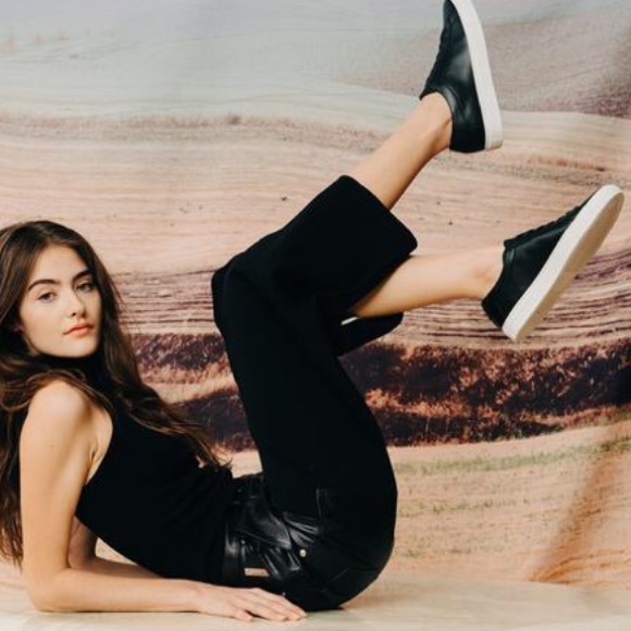 KOIO Black Leather Onyx Sneakers - Picture 3 of 16